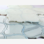 Load image into Gallery viewer, Lexi Precious Blue Lantern Arabesque Mosaic Tile