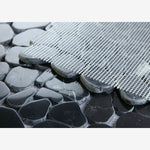 Load image into Gallery viewer, Tucson Marquina Marble Pebble Mosaic Tile