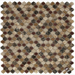 Load image into Gallery viewer, Luxor Princess Arabesque Crackled Glass Mosaic Tile