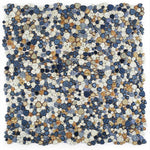 Load image into Gallery viewer, Nevis Mystic Blue Pebble Mosaic