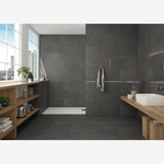 Load image into Gallery viewer, Salamanca Graphite 24x48 Basalt Look Porcelain Tile