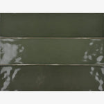 Load image into Gallery viewer, Camden Verde 3x12 Ceramic Tile Glossy