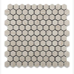 Load image into Gallery viewer, Crema Marfil 1&quot; Hexagon Polished  Mosaic Tile
