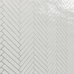 Load image into Gallery viewer, Zellure Alabaster White 2x16 Glossy Ceramic Tile