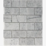Load image into Gallery viewer, Carrara White Marble 2x4 Mosaic Polished/Honed
