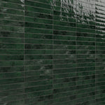 Load image into Gallery viewer, Zellure Verdal Green 2x16 Glossy Ceramic Tile