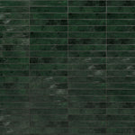 Load image into Gallery viewer, Zellure Verdal Green 2x16 Glossy Ceramic Tile