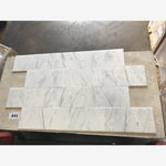 Load image into Gallery viewer, Statuario White 12x24 Honed Marble Field Tile
