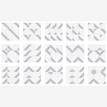 Load image into Gallery viewer, Belize White Lines 8x8 Porcelain Tile