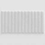 Load image into Gallery viewer, Linea Luxe Snow 4.5x9.1 Mosaic Ceramic Tile Glossy