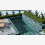 Load image into Gallery viewer, Bali Blue Turquoise 6x6 Bright Porcelain Glossy Tile