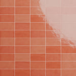 Load image into Gallery viewer, St Lucia Peach 2.5 x 5 Ceramic Tile Glossy
