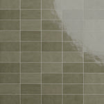 Load image into Gallery viewer, St. Lucia Green 2.5 x 5 Ceramic Tile Glossy