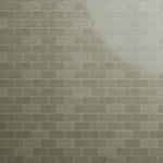 Load image into Gallery viewer, St. Lucia Green 2.5 x 5 Ceramic Tile Glossy