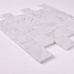 Load image into Gallery viewer, Carrara White Marble 2x4 Mosaic Polished/Honed