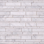 Load image into Gallery viewer, Carrara White Random Strip Polished/Honed Marble Mosaic