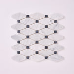 Load image into Gallery viewer, Carrara White Octave with Black Marble Polished/Honed