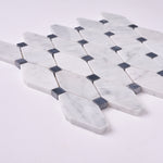 Load image into Gallery viewer, Carrara White Octave with Black Marble Polished/Honed