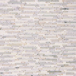 Load image into Gallery viewer, Thassos White + Carrara + Green 12x12 Polished/Honed Marble Random Strips Tile