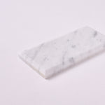 Load image into Gallery viewer, Carrara White 3x6 Beveled Subway Polished/Honed Marble Tile
