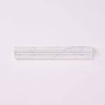 Load image into Gallery viewer, Carrara White Chair Rail Molding Polished/Honed