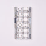 Load image into Gallery viewer, Florita Thassos + White Carrara + Blue 5 3/4x12 Polished/Honed Marble Border