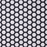 Load image into Gallery viewer, Carrara White Phantom Hex with Black Marble Polished/Honed