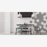 Load image into Gallery viewer, Madrid White 8x9 Hexagon Matte Porcelain Tile