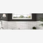 Load image into Gallery viewer, Artoir White 3x11.8 Ceramic Tile Glossy