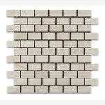Load image into Gallery viewer, Crema Marfil 1x2 Brick Polished/Honed Mosaic Tile