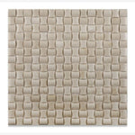 Load image into Gallery viewer, Crema Marfil 3D Pillow Polished Mosaic Tile

