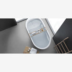 Load image into Gallery viewer, Madrid Gray 8x9 Hexagon Matte Porcelain Tile