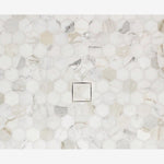 Load image into Gallery viewer, Calacatta Gold 3&quot; Hexagon Marble Mosaic
