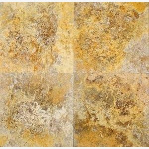 Scabos Travertine 18x18 Honed Field Tile