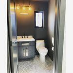 Load image into Gallery viewer, Glam Carrara White +  Brass Melbourne Mosaic
