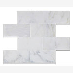 Load image into Gallery viewer, Calacatta Cressa (Asian Statuary) 3x6 Subway Tile Polished &amp; Honed
