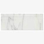 Load image into Gallery viewer, Calacatta Aureo Marble Baseboard Molding Trim 4.75x12 Polished/Honed