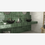 Load image into Gallery viewer, Trevana Verde 3x9.1 Bright Ceramic Tile