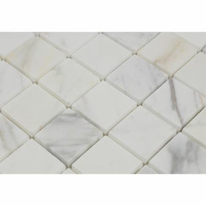 Calacatta Gold 2x2 Marble Mosaic Tile Polished / Honed Stone Tilezz 