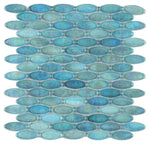 Load image into Gallery viewer, Malibu Turquoise Pebble Glass Mosaic (Pool Rated) Tilezz 
