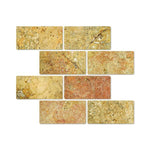 Load image into Gallery viewer, Scabos Travertine 3x6 Tumbled Subway Tile Stone Tilezz 
