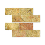 Load image into Gallery viewer, Scabos Travertine 3x6 Tumbled Subway Tile Stone Tilezz