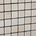 Load image into Gallery viewer, Crema Marfil 1x1 Tumbled Mosaic Tile Stone Tilezz 
