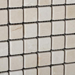 Load image into Gallery viewer, Crema Marfil 1x1 Tumbled Mosaic Tile Stone Tilezz