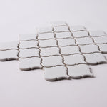 Load image into Gallery viewer, Simple White Lantern Ceramic Mosaic Glossy Tilezz