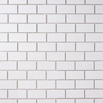 Load image into Gallery viewer, Simple Snow White 2x4 Subway Ceramic Mosaic Glossy Tilezz