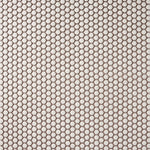 Load image into Gallery viewer, Simple Pearl White Penny Round Ceramic Mosaic Glossy Tilezz