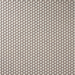 Load image into Gallery viewer, Simple Cream Penny Round Ceramic Mosaic Glossy Tilezz