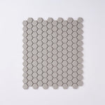Load image into Gallery viewer, Simple Gray 1" Hexagon Ceramic Mosaic Matte Tilezz