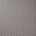 Load image into Gallery viewer, Simple Gray 1" Hexagon Ceramic Mosaic Matte Tilezz